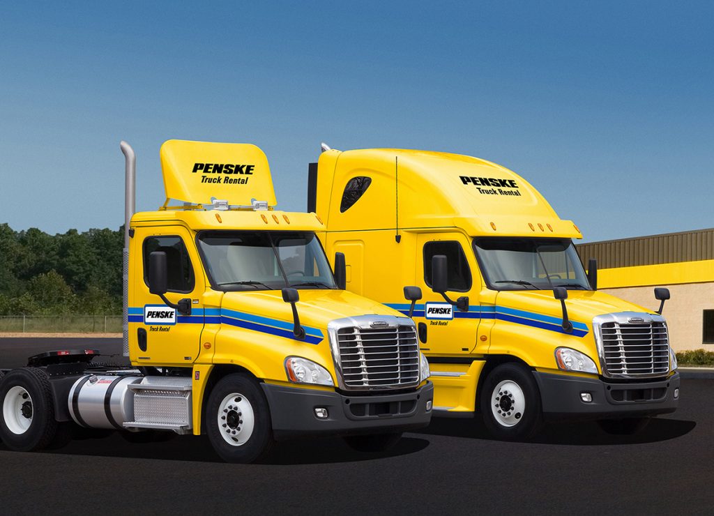 Penske Rental Trucks with Collision Avoidance