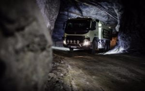 Volvo Autonomous Construction Truck Miners